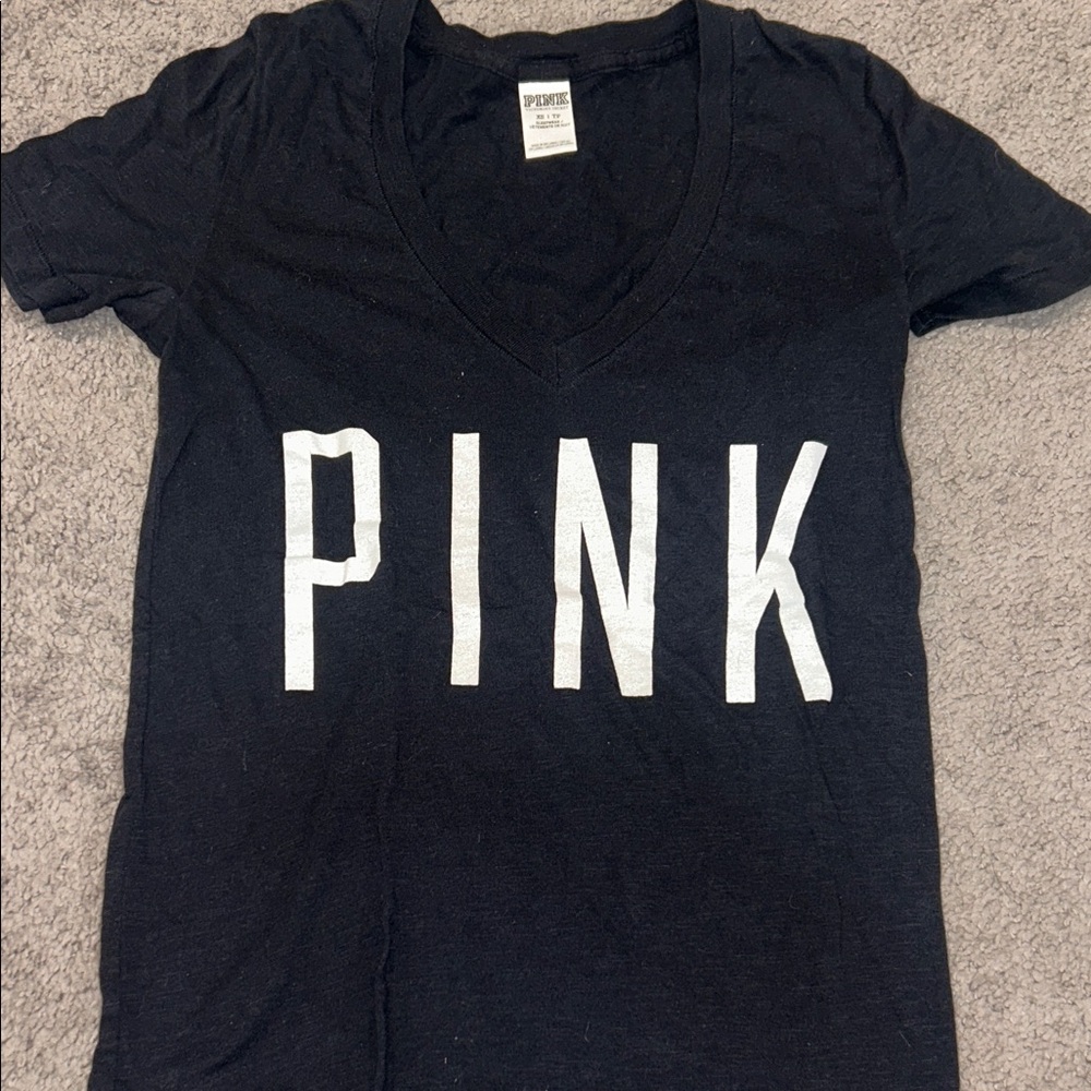 PINK Victoria's Secret Black Tee